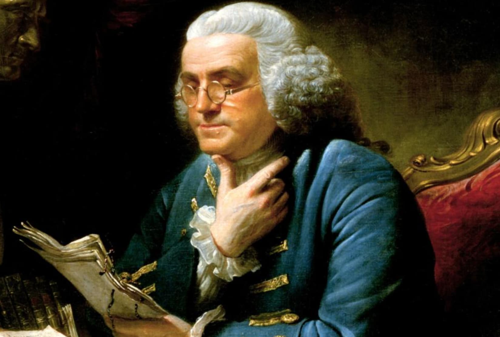 “The founding fathers wouldn't let Benjamin Franklin work on the Declaration Of Independence because they were afraid he would slip a joke into it.”